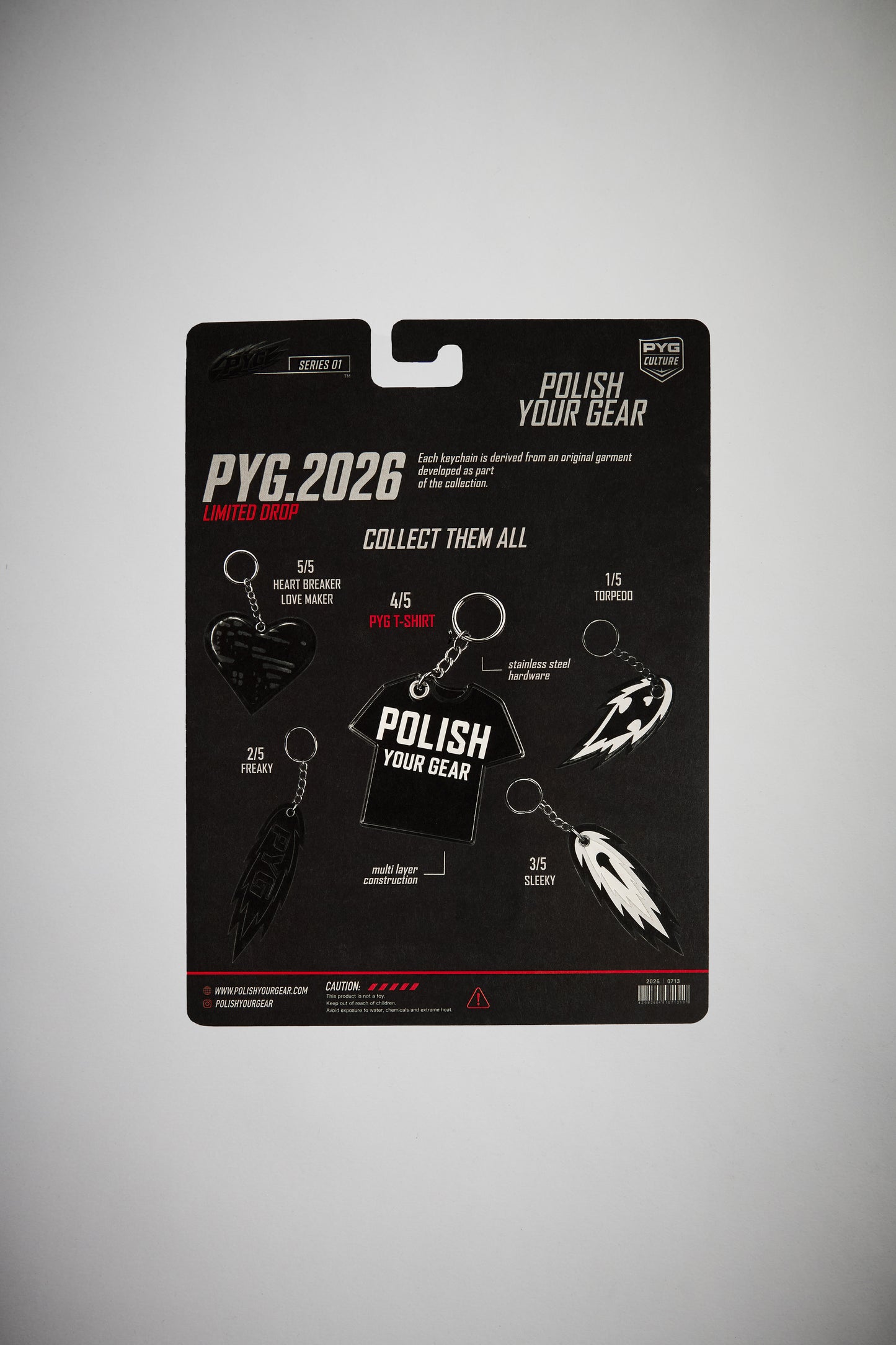 PYG T-SHIRT KEYCHAIN